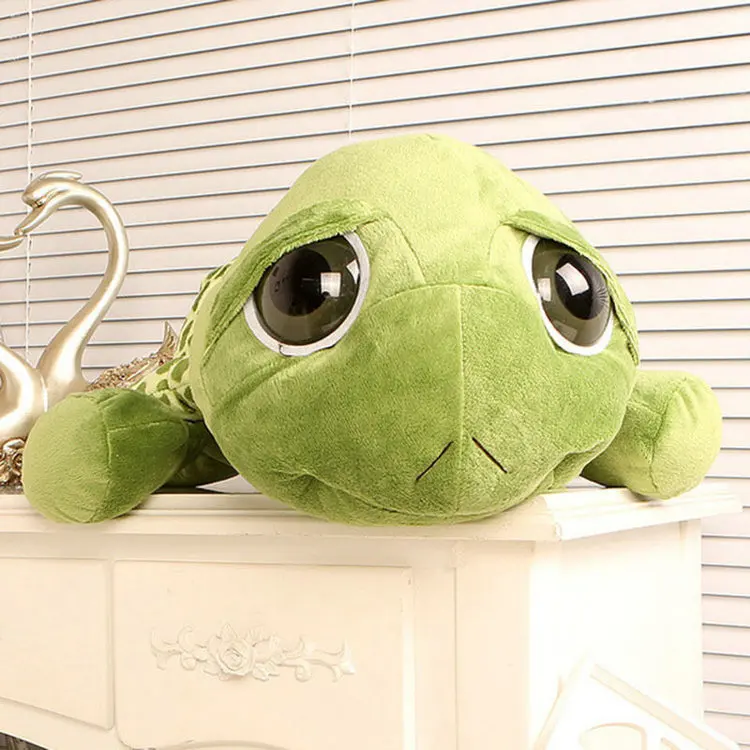 Stuffed plush animals 20cm Stuffed Plush Animals Super Green Big Eyes Stuffed Tortoise Turtle Animal Plush Baby Toy Gift  (4)