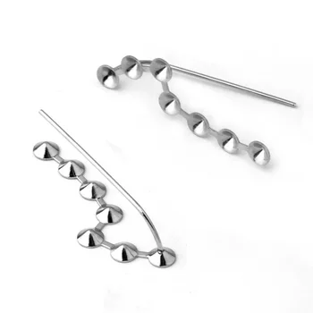 

Stainless Steel French Ear Wire Earrings Backs 7 Circle Bezels for Pointed Back Xilion Rivoli Rhinestone Earrings Findings DIY