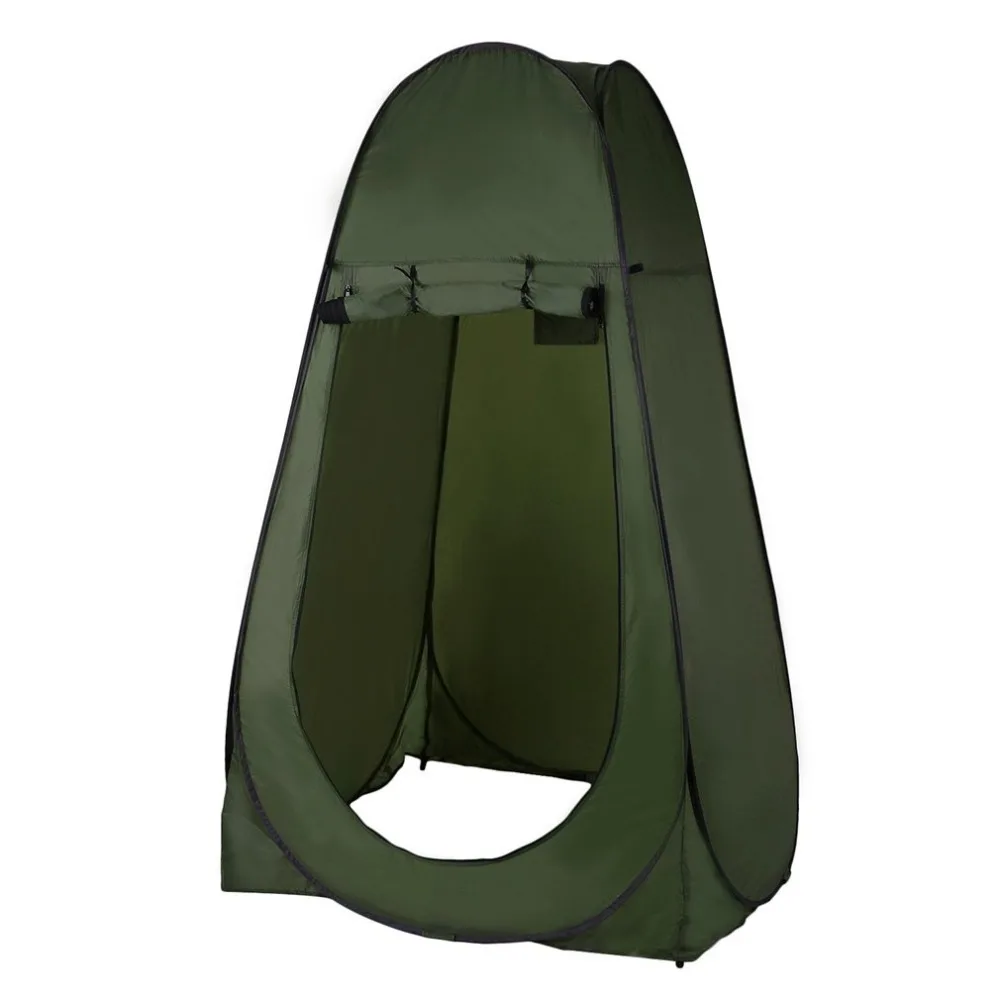 1 Person Folding Camping Tents Outdoor Hiking Tent Shower Bathroom Pool