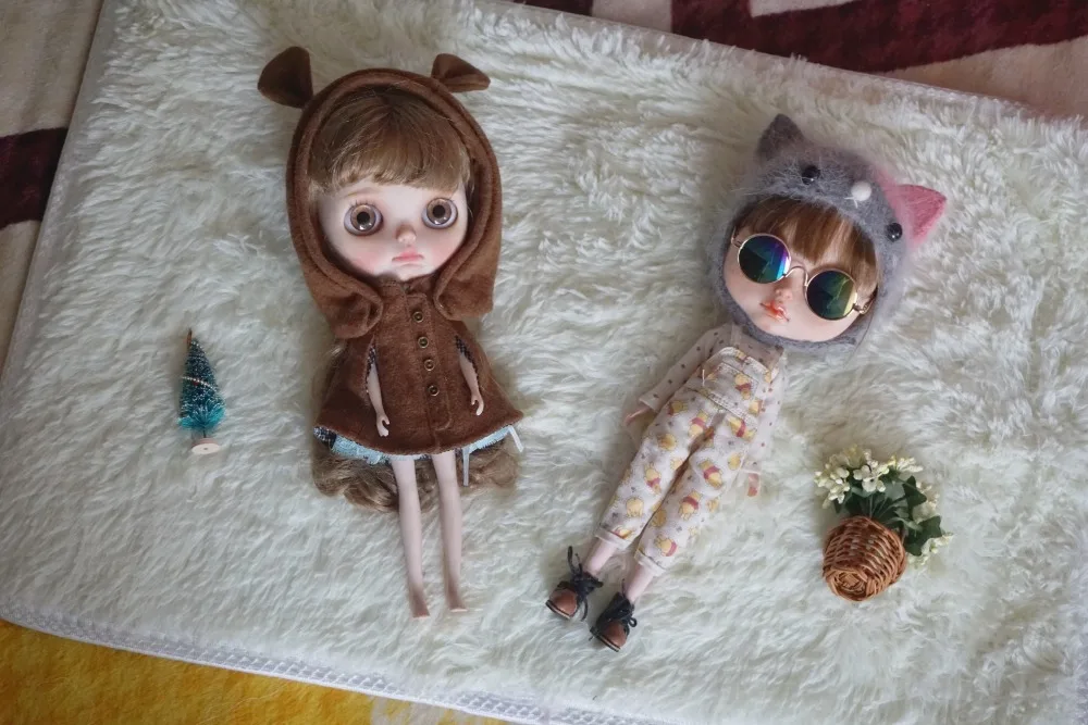 Мини ковер Кукольный дом аксессуары для кукол кукольная мебель для BJD blyth 1/6 кукольные игрушки для девочек игровой дом