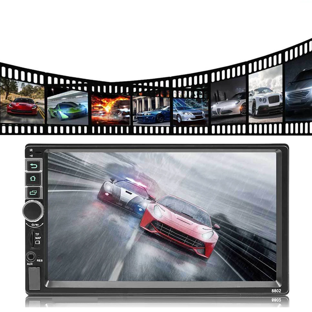 HD 7 ''сенсорный экран автомобильный MP5 плеер стерео радио 2 Din в тире Bluetooth GPS