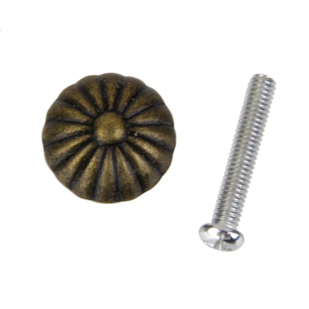 10Pcs Antique Bronze Kitchen Cabinet Drawer Knobs Dresser Cupboard Wardrobe Furniture Pulls Handle Wooden Box Jewelry Box Knobs