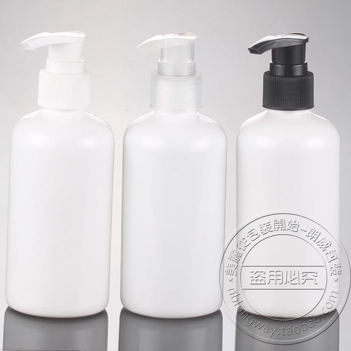 220Ml White Lotion Pump Bottle,Hand Washing Liquid Bottle Free Shipping