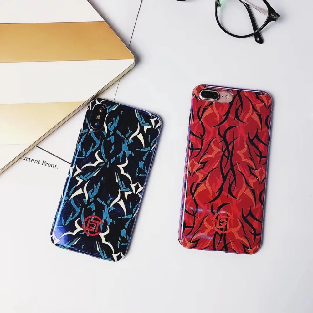 Cuptakes Luxury Glossy IMD Soft Silicone Case for iPhone 7 8 X 6 6S 8Plus Cover Cute Art Painting Super cool Man Fashion Strong |