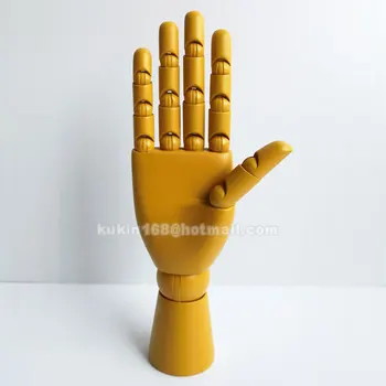 

Colorful wooden mannequin hands, Jewelry display hands