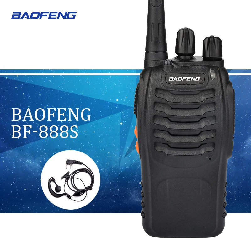 

1pcs/Lot Baofeng BF-888S UHF 400-470MHz Mini Portable Two-way radio Transceiver Baofeng BF 888S Walkie-Talkie for ham,hotel