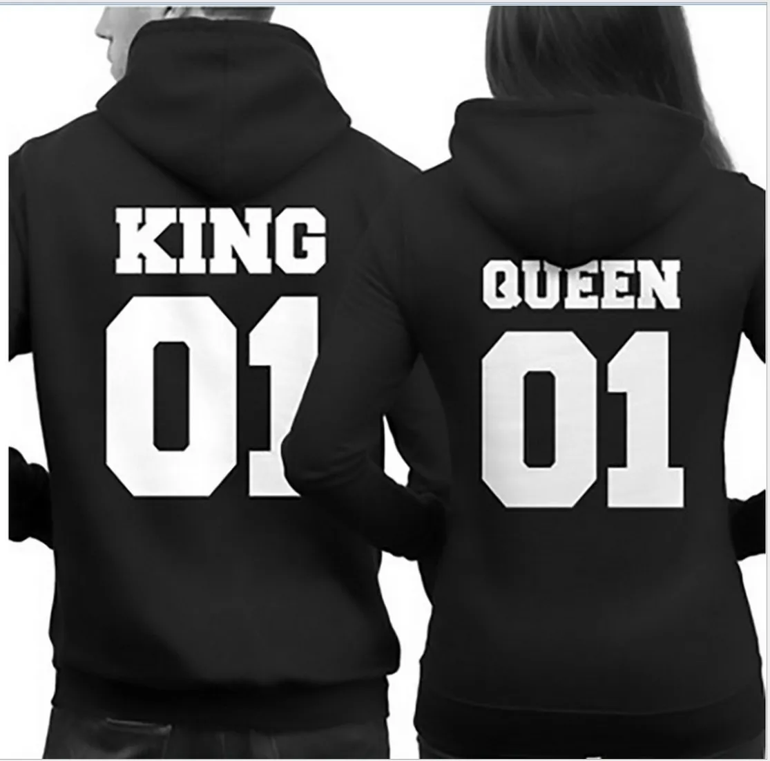 king and queen hoodies plus size