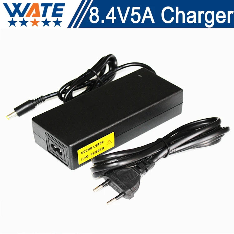 

8.4V5A Charger 2S 7.4V Li-ion Battery Charger Output DC 8.4V Lithium polymer battery Charger Free shipping