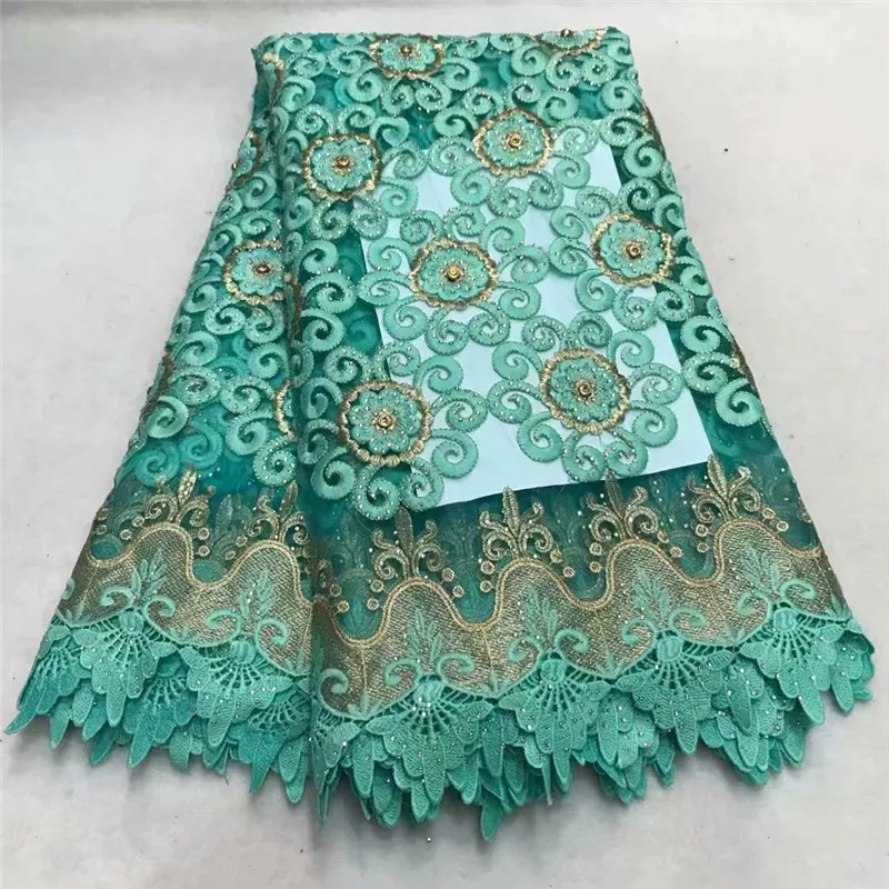 

ZQ!2018 Latest French Nigerian Laces Fabrics High Quality Tulle African Laces Fabric Wedding African French Tulle Lace ! P92902
