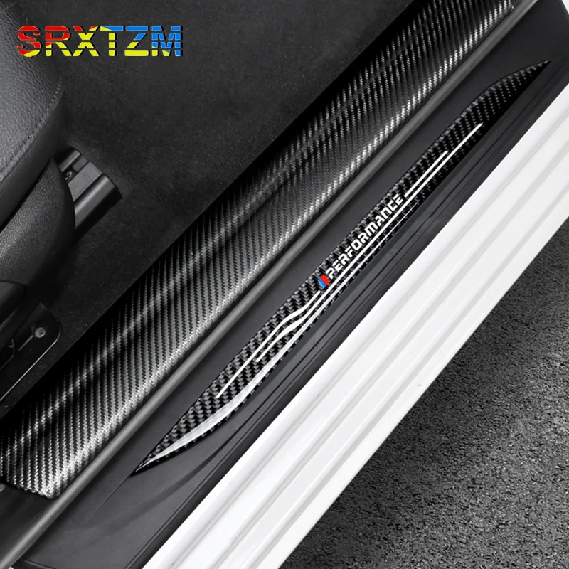 SRXTZM 4 шт. для BMW F10 2011 2017 аксессуары защитная накладка на пороги двери защитные