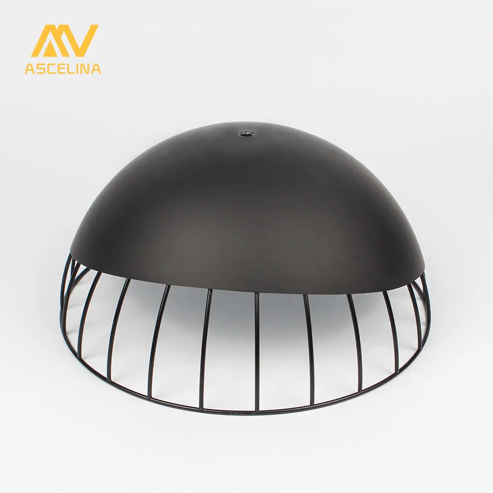 

ASCELINA Lampshade Antirust lamp shade Nordic Modern Loft DIY Metal Cage lampshade for pendant light Home decoration lampshade