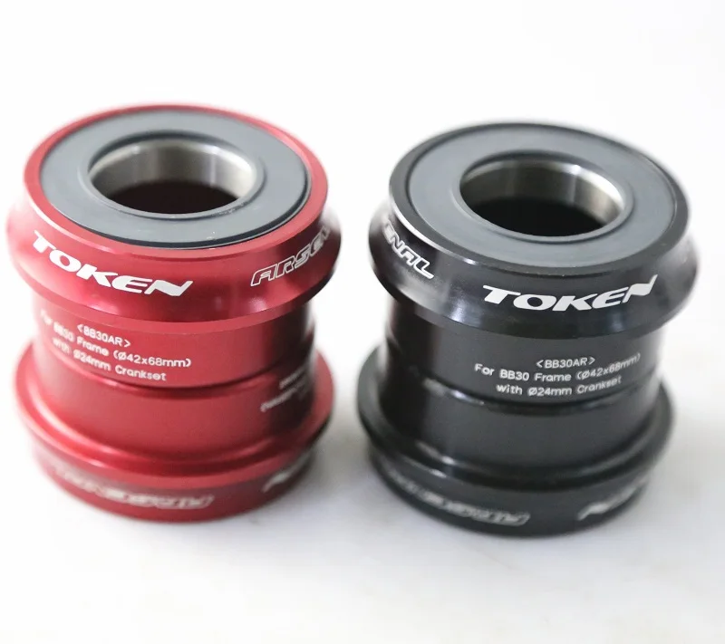 Токен BB30 С нажимным кронштейном/7075AL CNC axis / bike GXP 24 мм/22 мм|token bb30|bottom bracketbb30 bottom bracket |