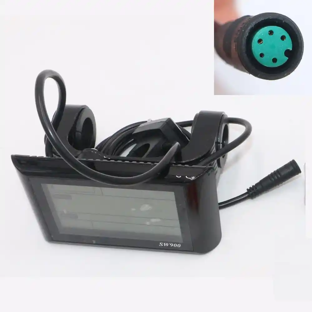 6-Pin LCD Display Für E-Bikes 24V/36V/48V - Wasserdichtes Display Mit Klarer Anzeige