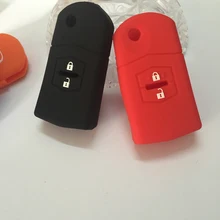 Silicone Key Cases Cover Fit For Mazda 3 Mazda 2 Mazda 6 2003 2004 2005 2006