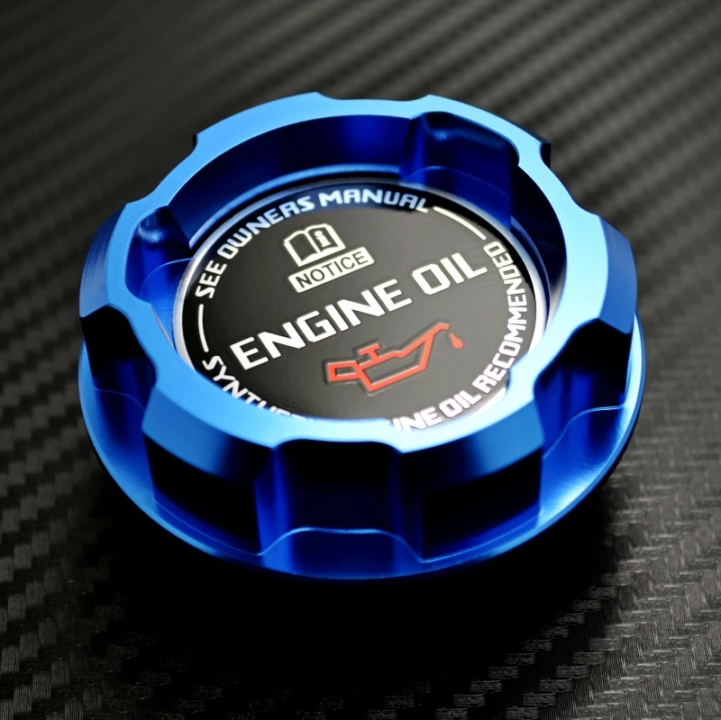 BLUE BILLET RACING ENGINE OIL FILLER CAP SUBARU IMPREZA LEGACY EJ20 TURBO