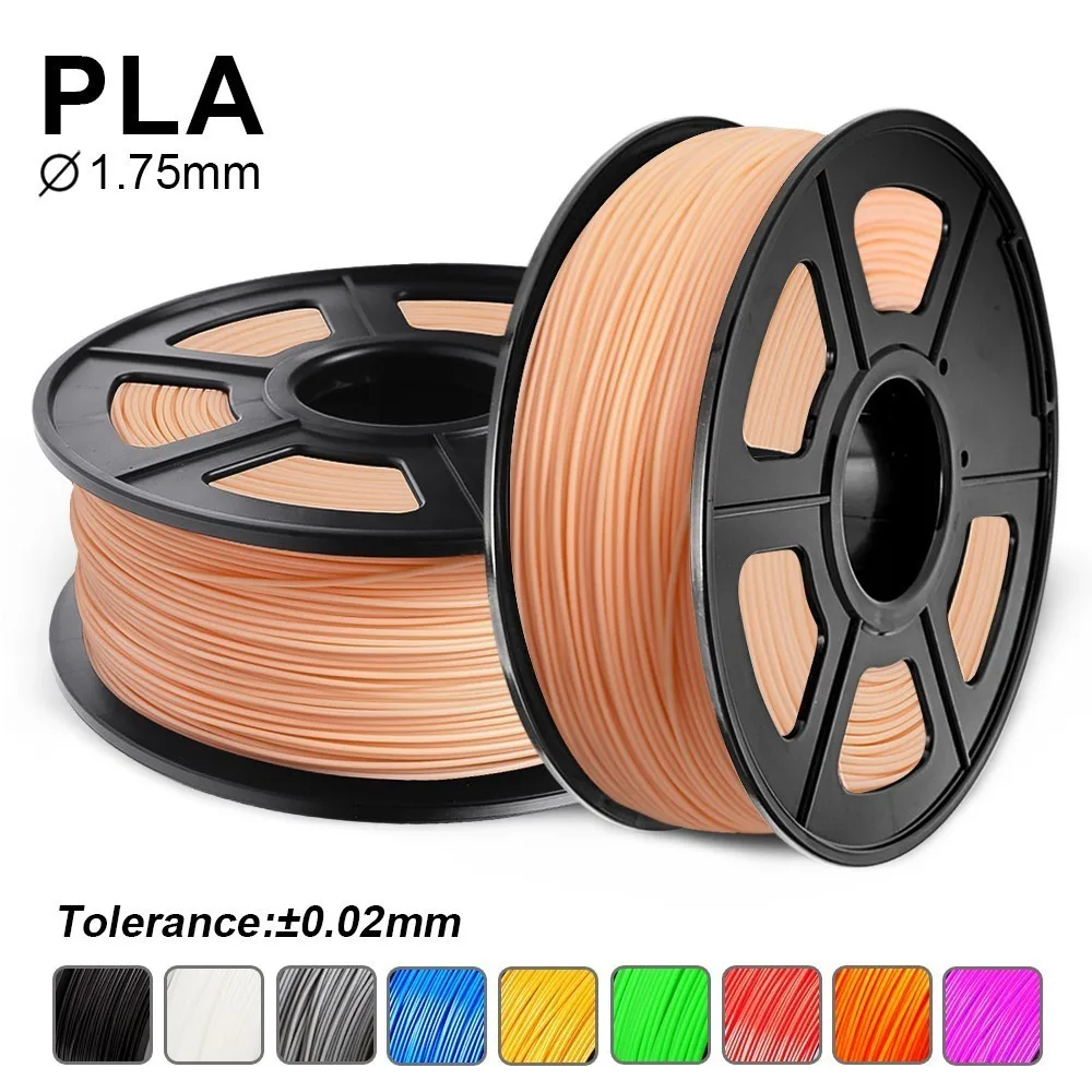 

SUNLU 1.75MM PLA 3D Filament For 3D Printer 1KG 330M Children Scibble Eco-friendly Sublimation Blanks 26 Colors