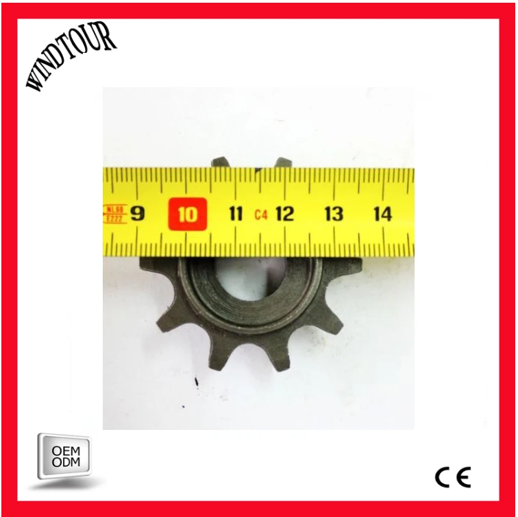 10T 10 Teeth Front Sprocket Cog for 48cc 80cc 2 Stroke Motorized Bicycle