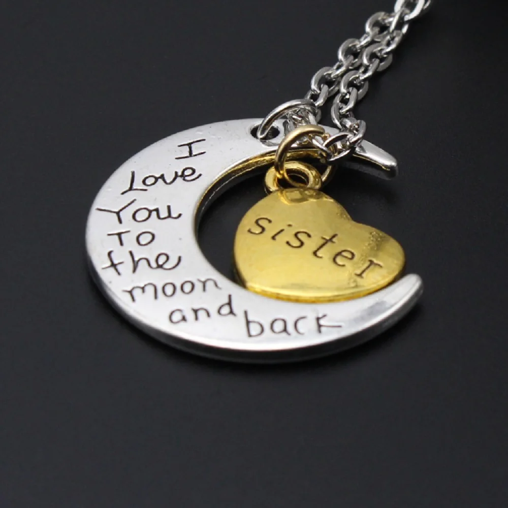 

Fashion Men Women Necklaces Family Members Aunt Brother Sister Daughter Mom riendship Lover Couples NEW YEAR Gift
