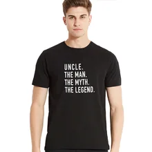 Футболка с надписью «Uncle The Man», «The Myth», «The Legend», «Uncle», «The Legend», «Uncle»