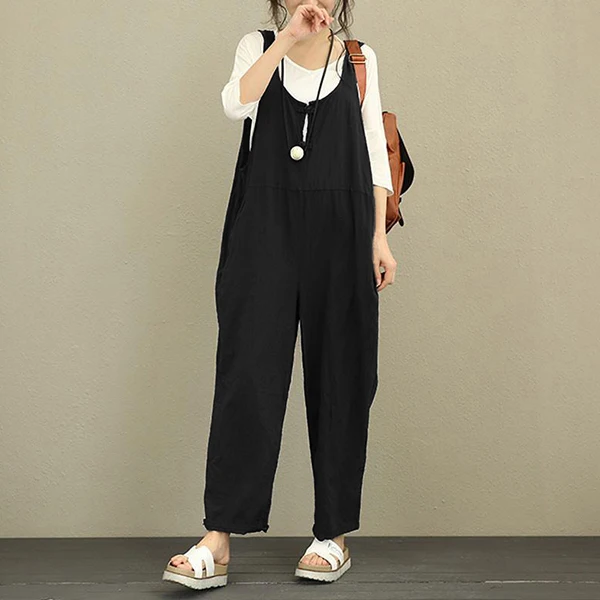 

Newly Women Loose Suspender Long Pants Overalls Harem Trousers Jumpsuits Romper m99