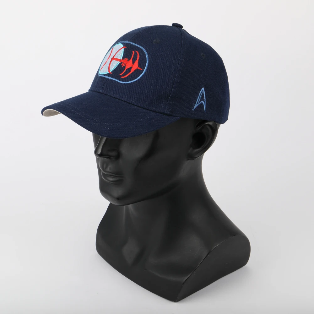 11 Star Trek Deep Space Nine Hat Niners Logo Embroidery Baseball Cap Sun Hat Star Trek Costumes Cosplay Props (17)