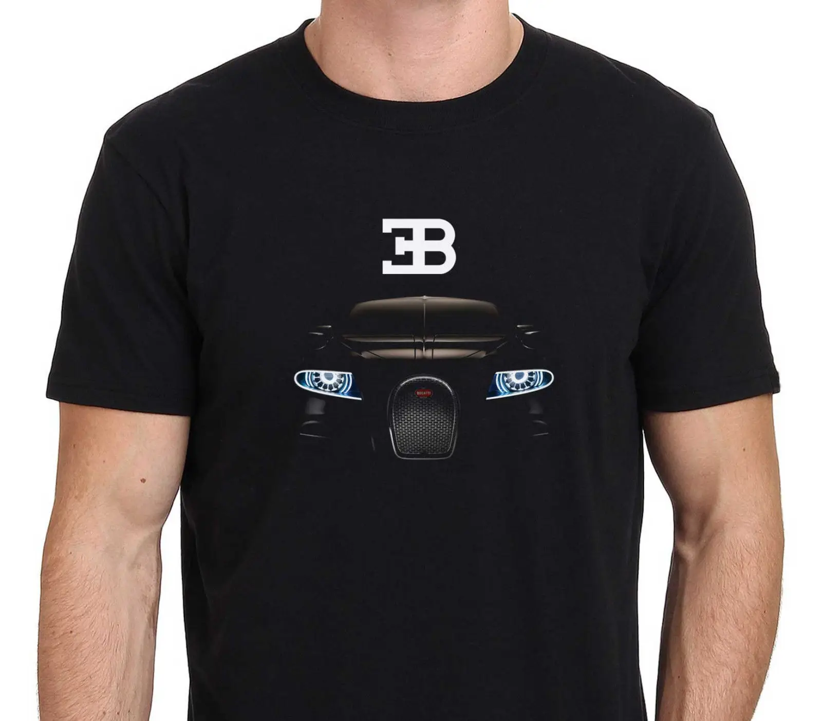 Bugatti Veyron автомобили Прохладный Для Мужчин's Gildan футболка черный: S XXL|t-shirt black|car