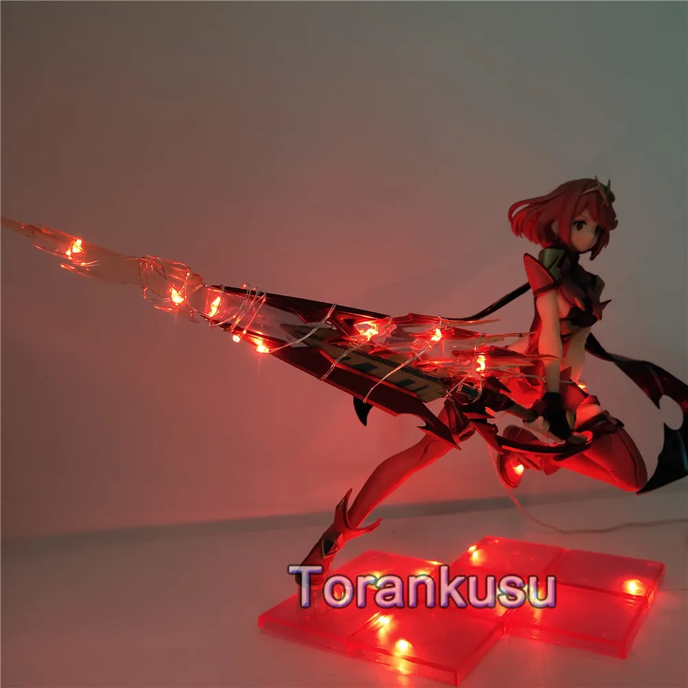 Xenoblade Chronicles 2 Pyra Homura DIY светодиодный светильник ПВХ фигурка аниме Коллекционная