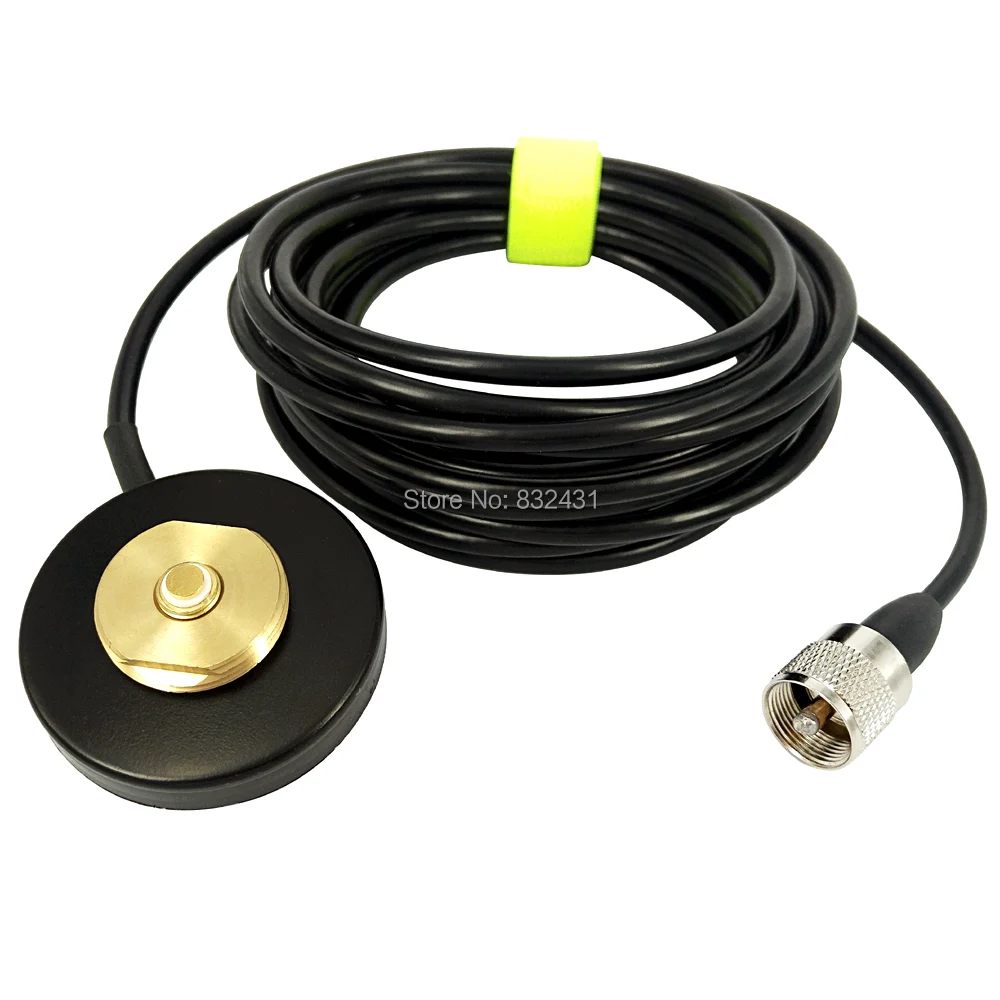UHF PL259 to NMO Car Radio Antenna Magnet Base 1