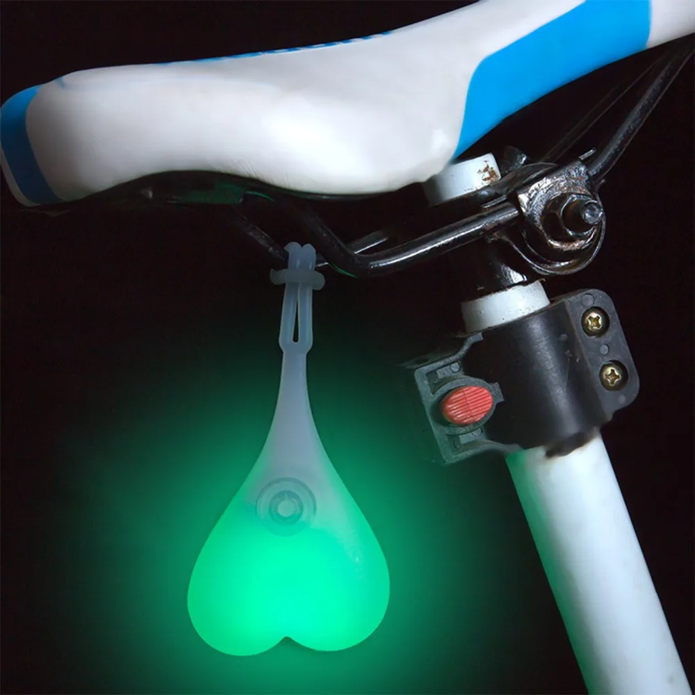 Perfect Hot Cycling Tail Silicone Light Creative Bike Waterproof Night Essential LED Red Warning Lights Bicycle Seat Back Egg Lamp 1