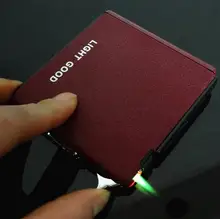 Mode Kreative ultradünne winddicht farbe matt automatische zigarettenetui box mit feuerzeug freies verschiffen