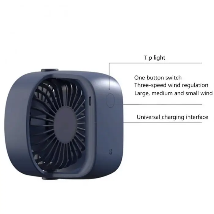 Горячий мини ручной вентилятор вращающийся электрический вентилятор USB Перезаряжаемый 3 скорости для офиса дома на открытом воздухе HY99