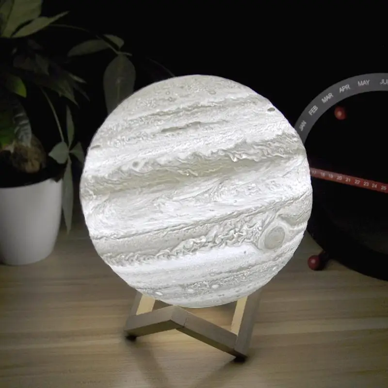 3D Print Jupiter Light Moon Lamp Colorful Table Lamp Rechargeable Change Touch Usb Led Kids Night Light Home Decor Creative Gift 3D Print Jupiter Light Moon Lamp Colorful Table Lamp Rechargeable Change Touch Usb Led Kids Night Light Home Decor Creative Gift