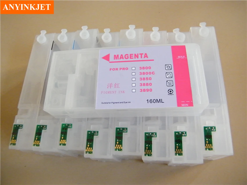 

160ml refillable ink cartridge with ARC chip for Epson 3880/3800/3890/3850/3800C series printer
