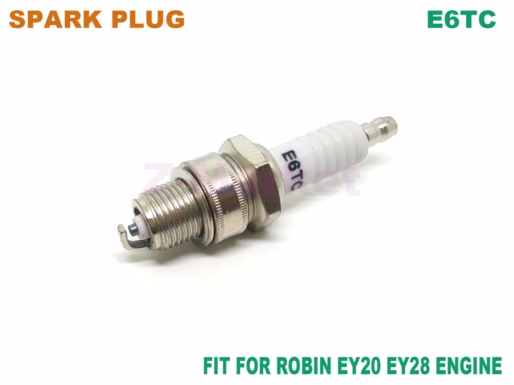 3pcs E6tc Spark Plug For Robin Ey20 Ey28 4 Stroke Engine Water Pump