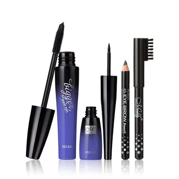 

MENOW Brand Make up set Slender Mascara & Liquid Eyeliner & Eyebrow Pencil Pencil Three Cosmetic sets Drop ship K905