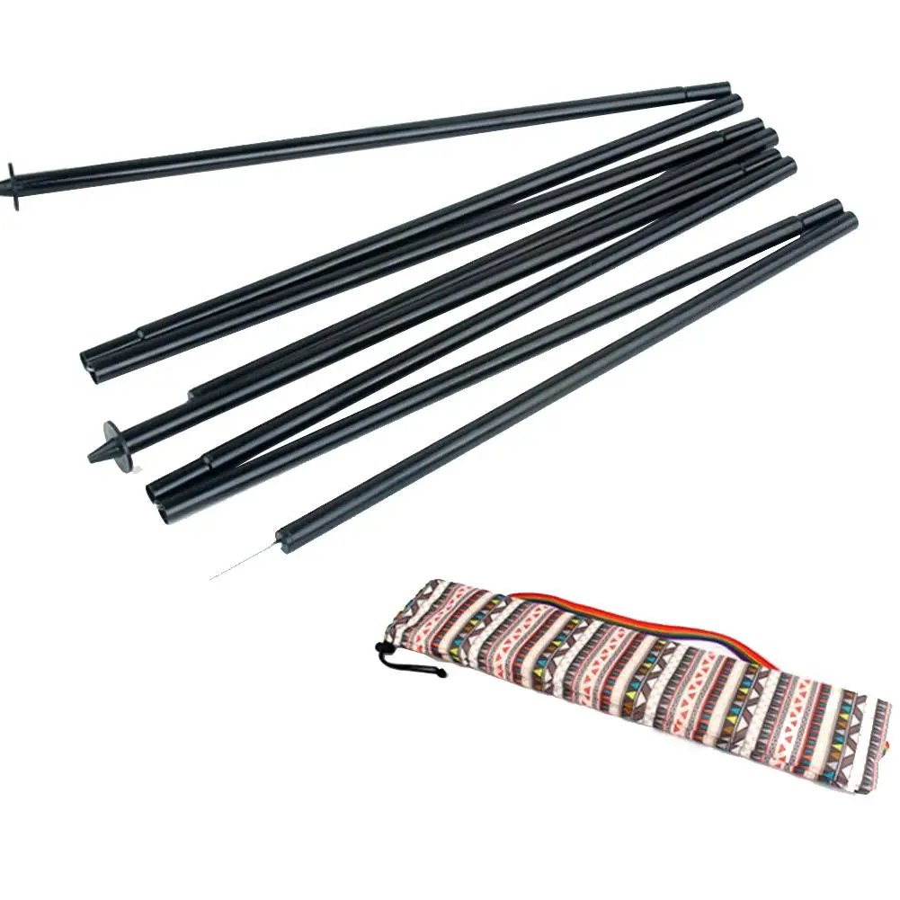 

2PCS 2.1M Canopy Support Bar Tent Bracket With Storage Bags High Quality Iron Pipe With Strong Bearing Capacity