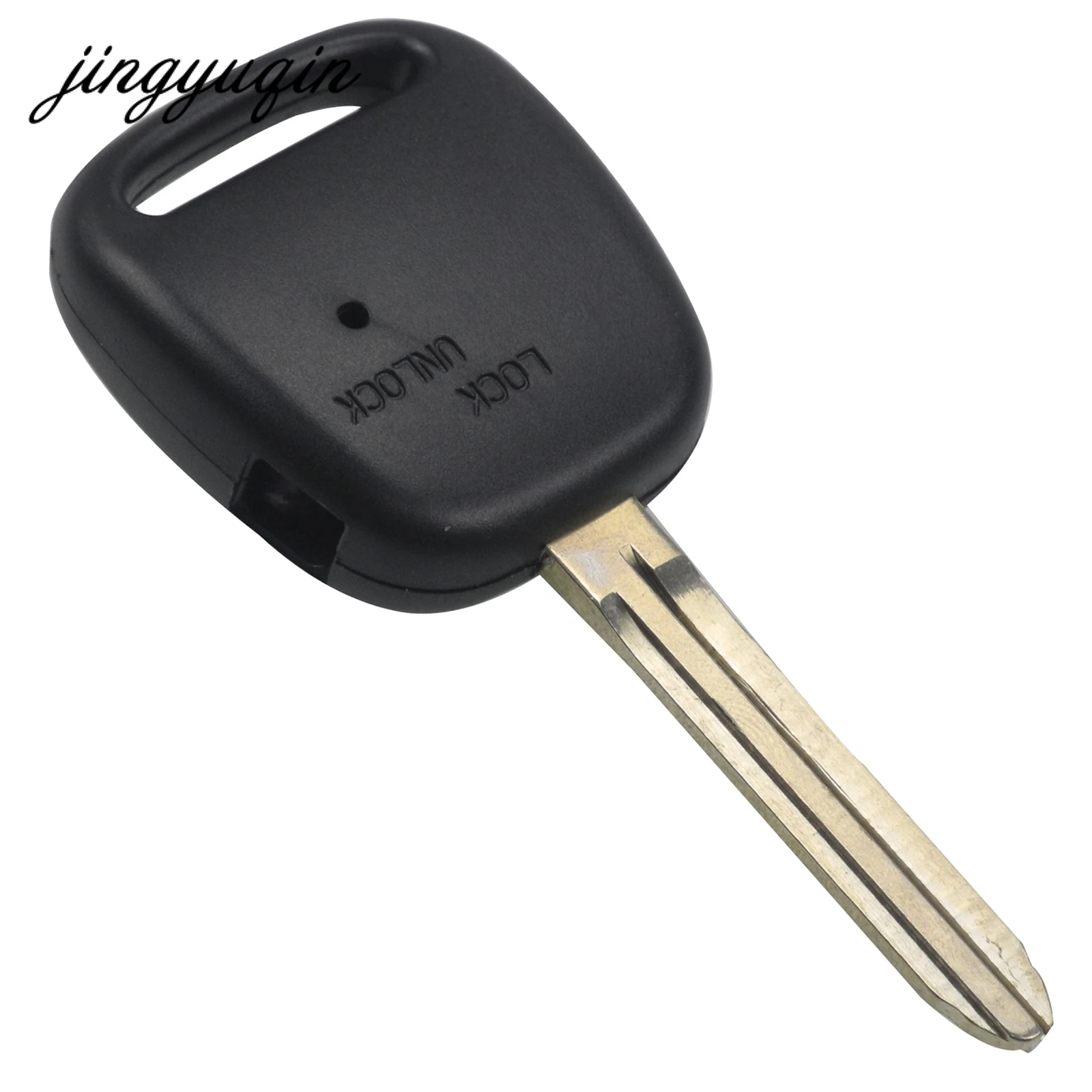 

jingyuqin 1 Side Button Remote Key Shell For TOYOTA Carina Estima Harrier Previa Corolla Celica Key Case TOY43 Blade