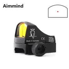 Тактический прицел III доктера Mini Red Dot виде Авто Яркость Стиль Reflex голографический точка охотничий прицел Airsoft