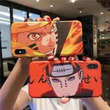 Чехол Kurama Pain для iphone 11 pro 6 6s 7 8 plus X XR XS Max funda чехол для телефона японский аниме Наруто Мягкий ТПУ задний Чехол