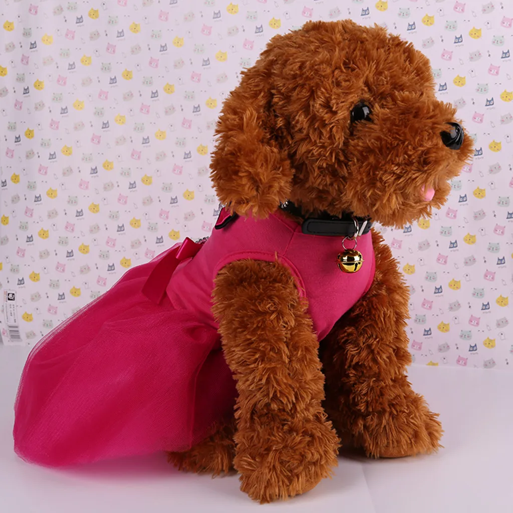 Юбка для собак лето года, дышащая футболка без рукавов с принтом собаки, платья для маленьких питомец средних размеров, юбки Vestidos Para P