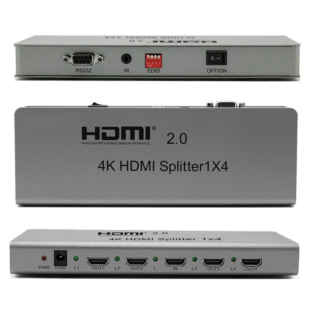 4K60Hz 1x4 HDMI splitter-5