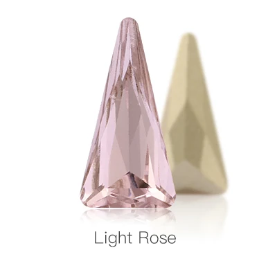 Стекло хрустальные бусины 8x16 мм хрустальные стразы Стекло камни стразы горный хрусталь аппликации для брошь Костюмы "сделай сам" для изготовления ювелирных изделий Кристаллы - Цвет: Light Rose