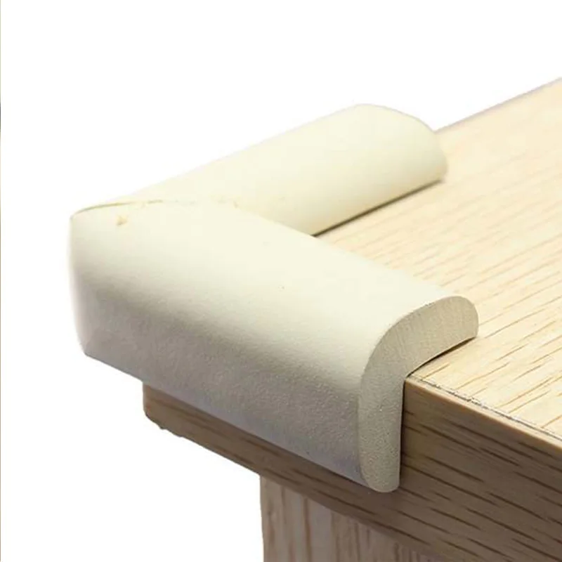 8pcs Edge protection Corner protection Child safety Child safety cushion baby soft Brown