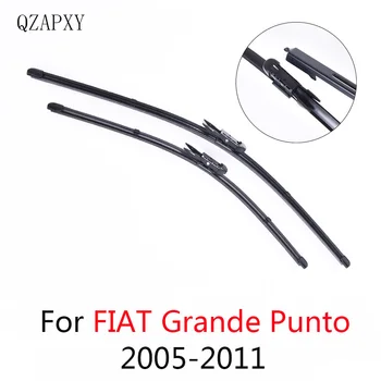 

Front and Rear Wipers Blade For Fiat Grande Punto from 2005 2006 2007 to 2011 Windscreen wiper Wholesale car Car Accessories