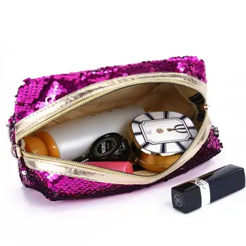 

2020 New Glitter Mermaid Sequins Laser small Bag Fashion Student Sequin Pencil Case Ladies Coin Purse Storage Bags