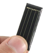 Высокое качество 1V 35mA поликристаллическая Мини Солнечная Панель небольшой солнечной батареи из монокристаллического кремния для солнечных батарей DIY Наборы 40x15 мм