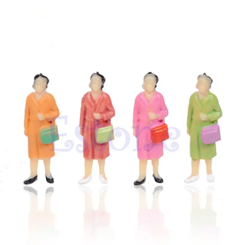 

Chic 100pcs 1:150 Building Layout Model People HO Scale Painted Figure Passenger