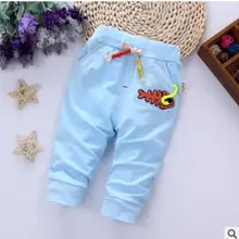 Повседневная детская одежда г., новые осенние штаны в Корейском стиле для мальчиков от 0 до 2 лет милые Креативные детские штаны