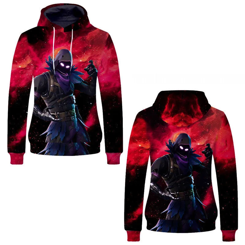 2019 Battle Royale 3D Men Hoodies Sweatshirt Cute Battle Royal Hoodie Gaming Fortnight Printed Hoodie for Kids Boys Fans