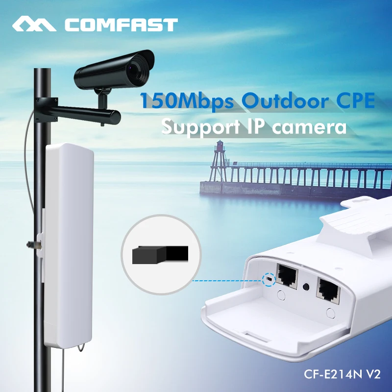 Comfast Wireless CPE Signal booster amplifier CF-E214N 150Mbps 14dBi antenna WIFI repeater wifi router access point Nanostation